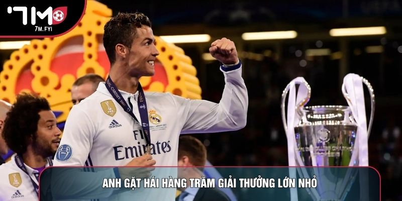 Anh gặt hái hàng trăm giải thưởng lớn nhỏ