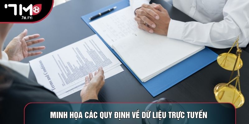 Điều Khoản Sử Dụng 2 Minh họa các quy định về dữ liệu trực tuyến